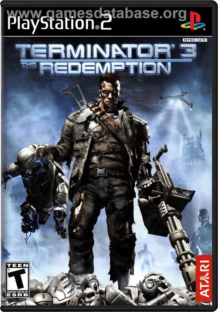 Terminator 3: The Redemption - Sony Playstation 2 - Artwork - Box