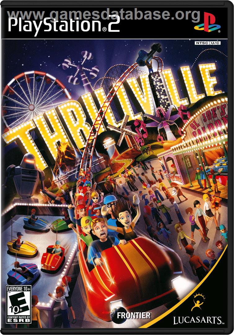 Thrillville: Off the Rails - Sony Playstation 2 - Artwork - Box