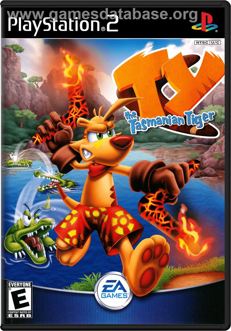 Ty the Tasmanian Tiger - Sony Playstation 2 - Artwork - Box