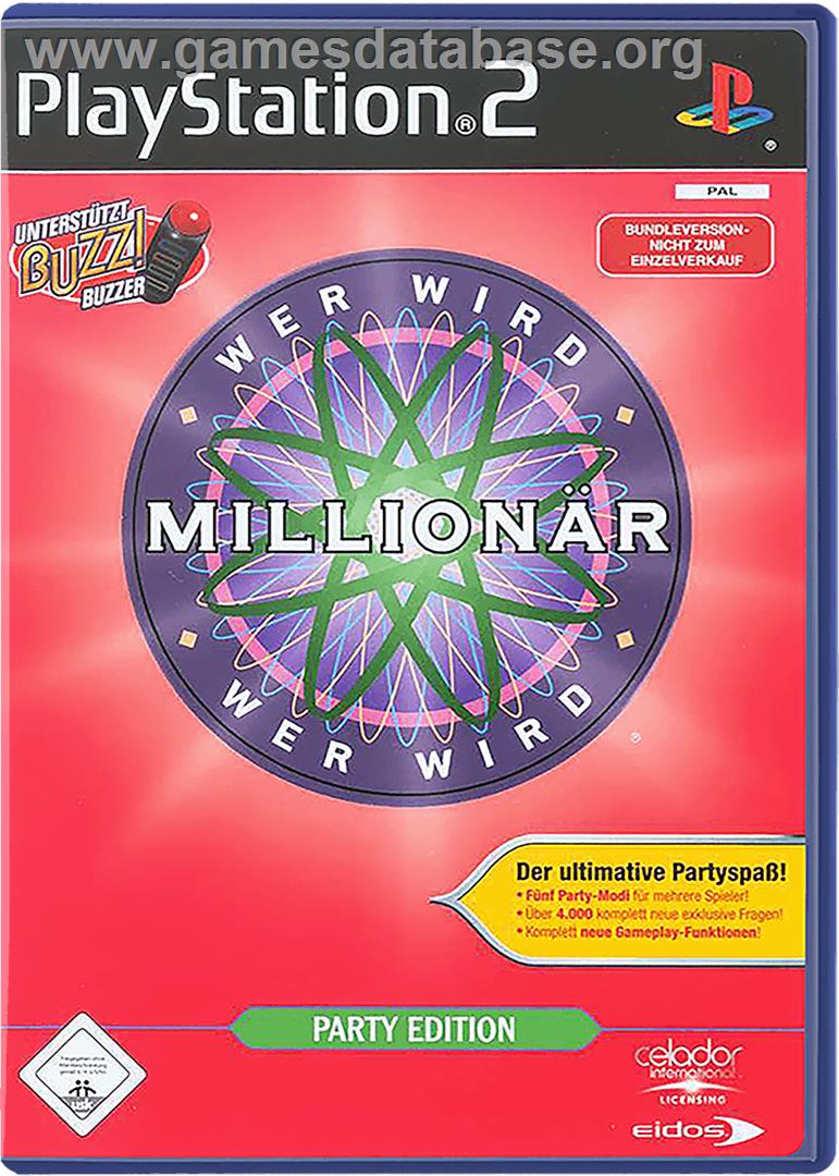 Who Wants to be a Millionaire: Party Edition - Sony Playstation 2 - Artwork - Box