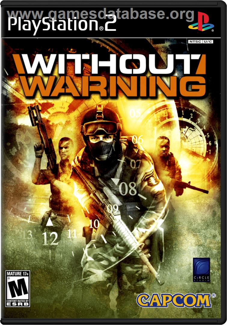 Without Warning - Sony Playstation 2 - Artwork - Box
