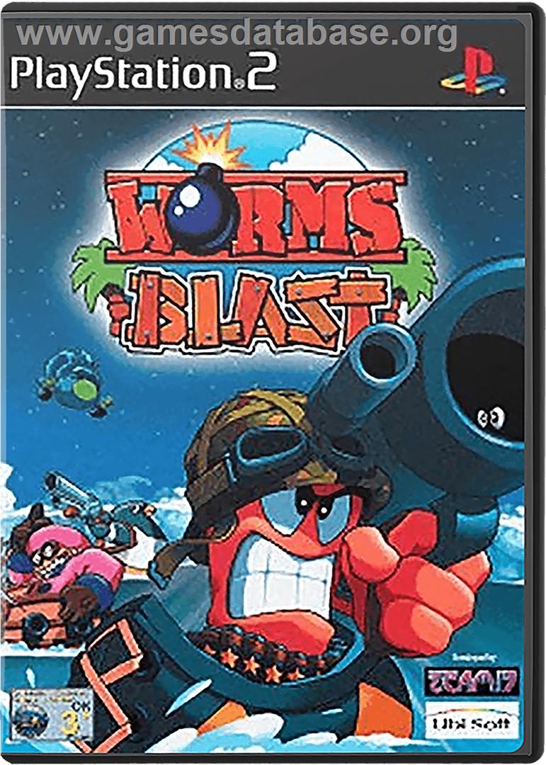 Worms Blast - Sony Playstation 2 - Artwork - Box
