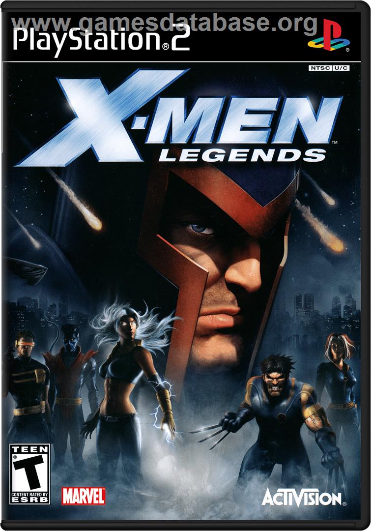 X-Men: Legends - Sony Playstation 2 - Artwork - Box