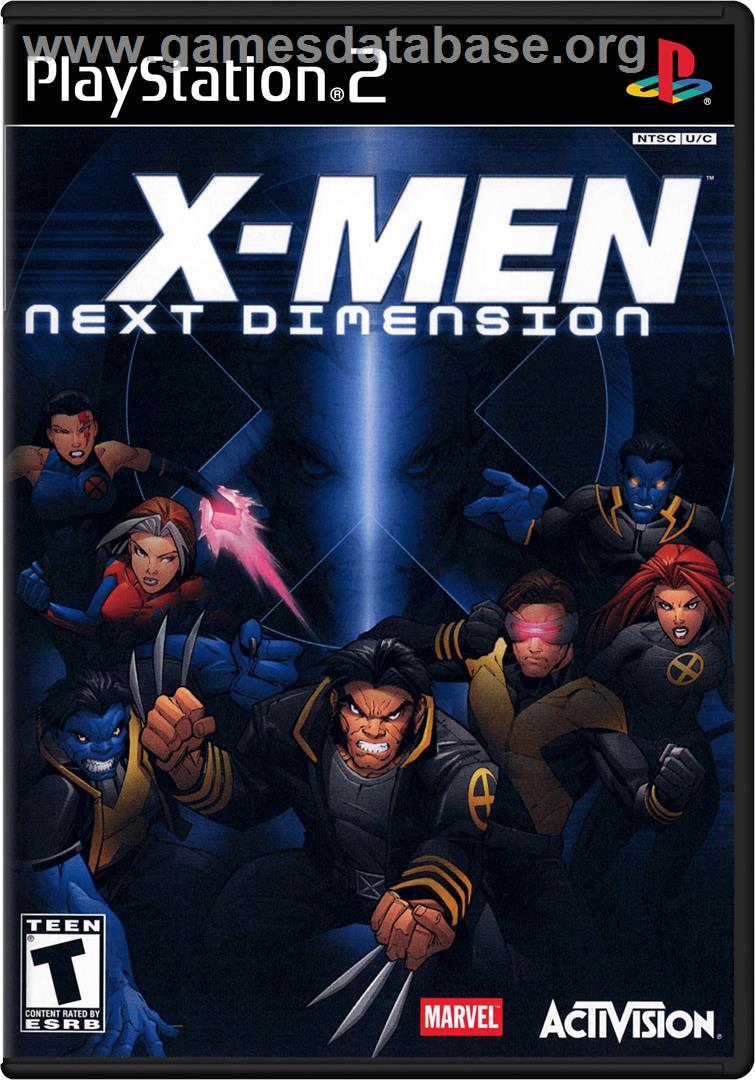X-Men: Next Dimension - Sony Playstation 2 - Artwork - Box