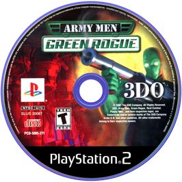 Artwork on the Disc for Army Men: Green Rogue on the Sony Playstation 2.