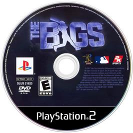 Artwork on the Disc for BIGS on the Sony Playstation 2.