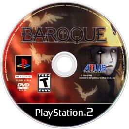 Artwork on the Disc for Baroque on the Sony Playstation 2.
