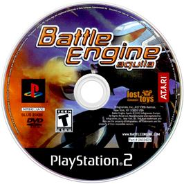 Artwork on the Disc for Battle Engine Aquila on the Sony Playstation 2.
