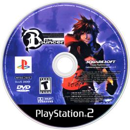 Artwork on the Disc for Bouncer on the Sony Playstation 2.