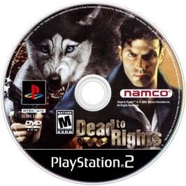 Artwork on the Disc for Dead to Rights on the Sony Playstation 2.