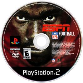 Artwork on the Disc for ESPN NFL Football on the Sony Playstation 2.