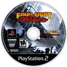 Artwork on the Disc for Final Fight: Streetwise on the Sony Playstation 2.