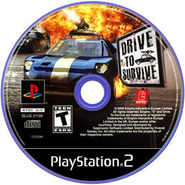 Artwork on the Disc for Mashed: Drive to Survive on the Sony Playstation 2.