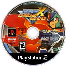 Artwork on the Disc for Mega Man X: Command Mission on the Sony Playstation 2.