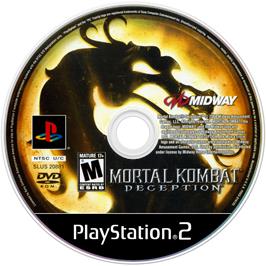 Artwork on the Disc for Mortal Kombat: Deception on the Sony Playstation 2.