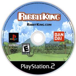 Artwork on the Disc for Ribbit King on the Sony Playstation 2.