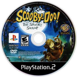 Artwork on the Disc for Scooby Doo!: Night of 100 Frights on the Sony Playstation 2.