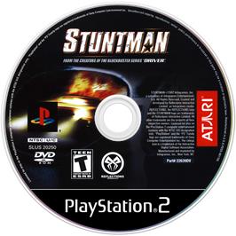 Artwork on the Disc for Stuntman on the Sony Playstation 2.