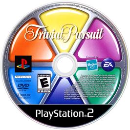 Artwork on the Disc for Trivial Pursuit: Unhinged on the Sony Playstation 2.