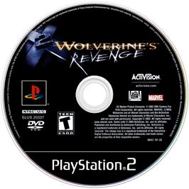 Artwork on the Disc for X2: Wolverine's Revenge on the Sony Playstation 2.
