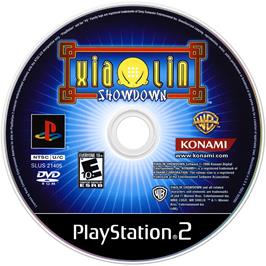 Artwork on the Disc for Xiaolin Showdown on the Sony Playstation 2.