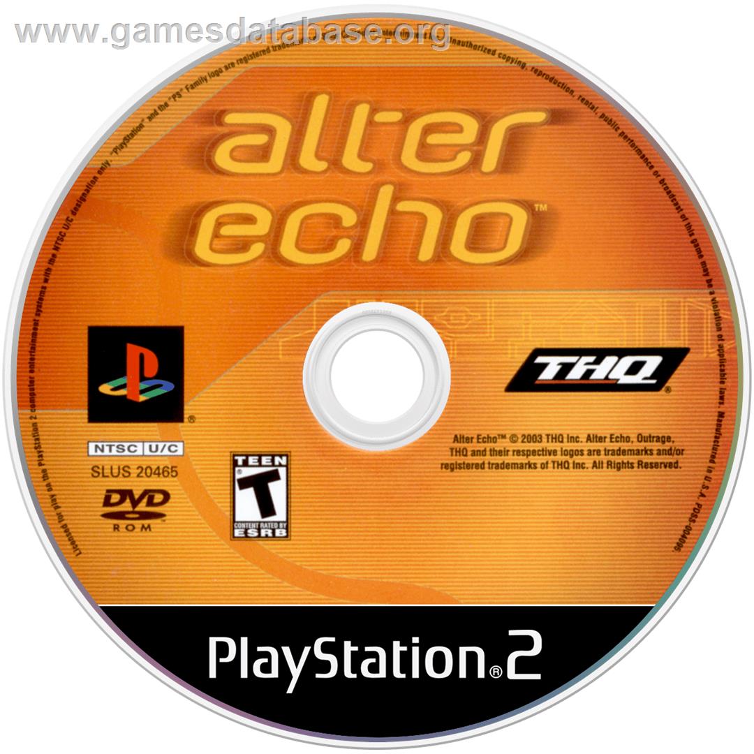 Alter Echo - Sony Playstation 2 - Artwork - Disc