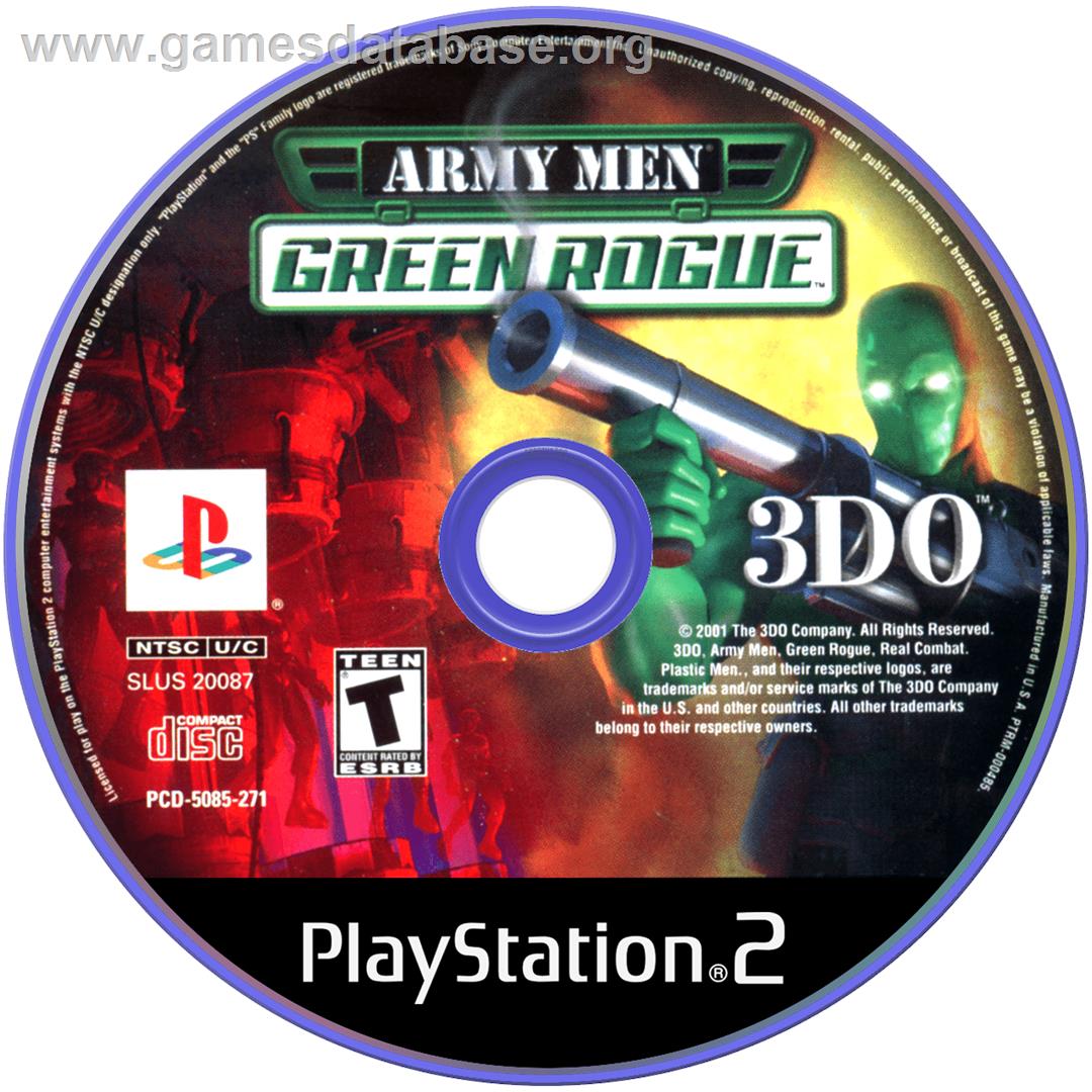 Army Men: Green Rogue - Sony Playstation 2 - Artwork - Disc