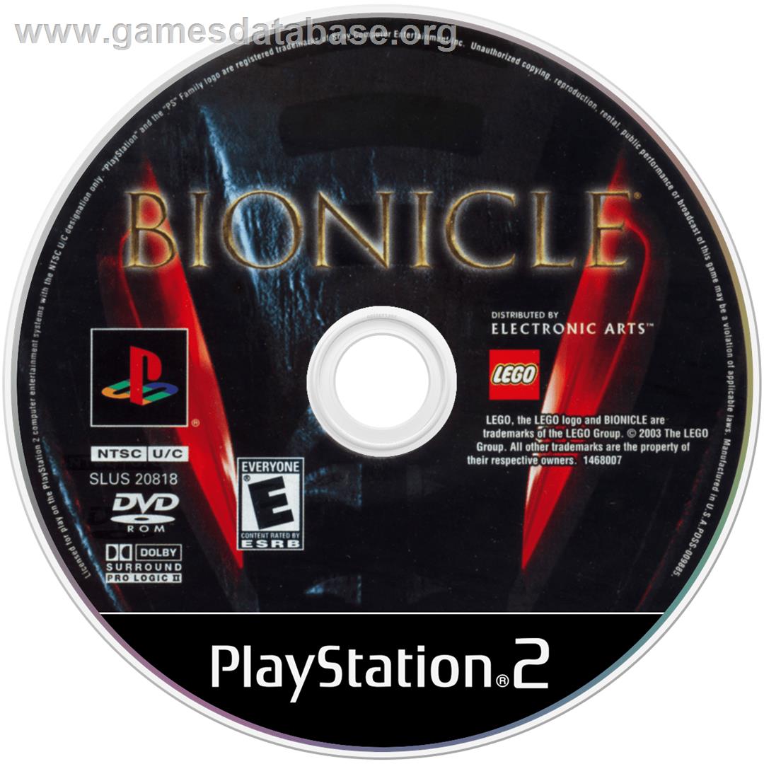 Bionicle - Sony Playstation 2 - Artwork - Disc