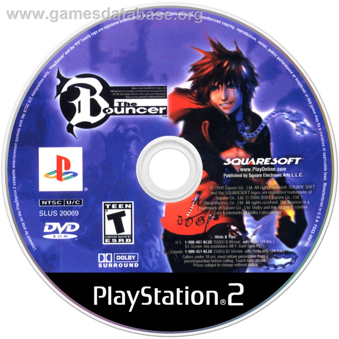 Bouncer - Sony Playstation 2 - Artwork - Disc