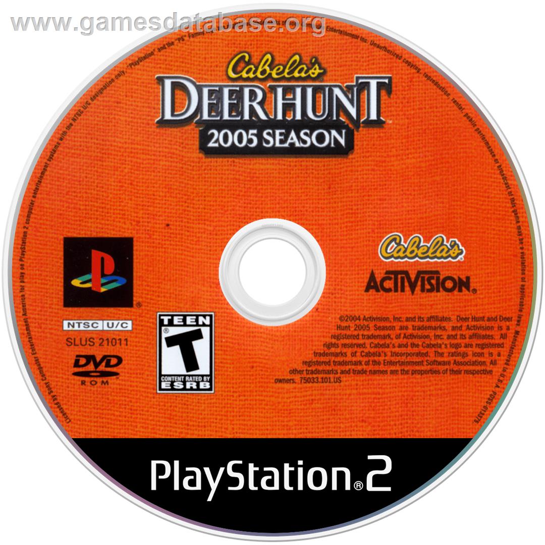 Cabela's Deer Hunt: 2005 Season - Sony Playstation 2 - Artwork - Disc