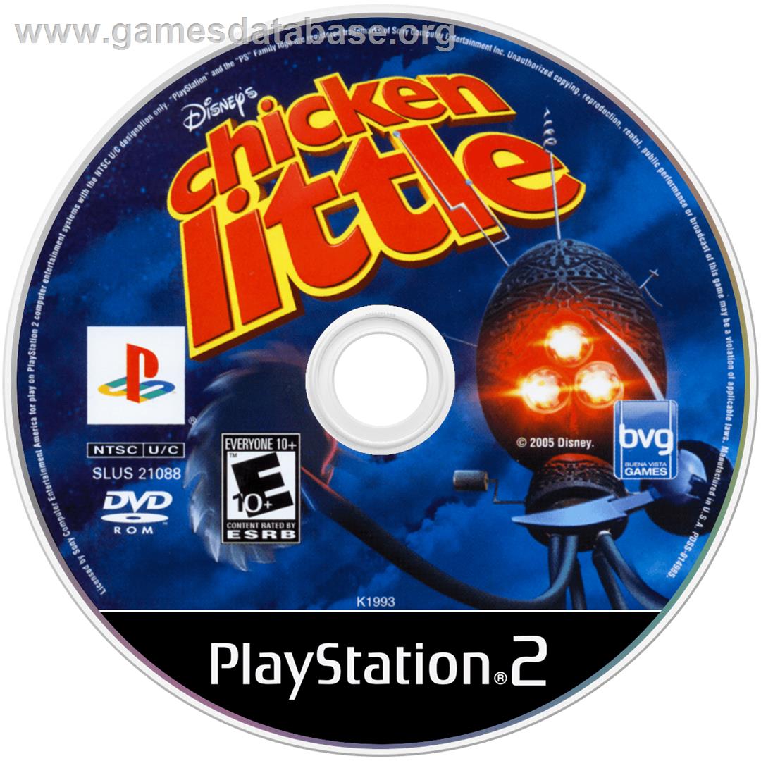 Chicken Little - Sony Playstation 2 - Artwork - Disc
