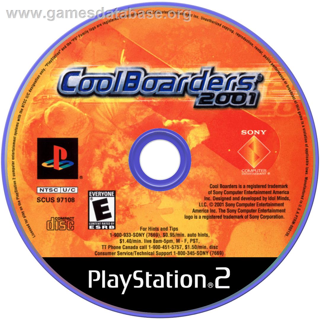 Cool Boarders 2001 - Sony Playstation 2 - Artwork - Disc
