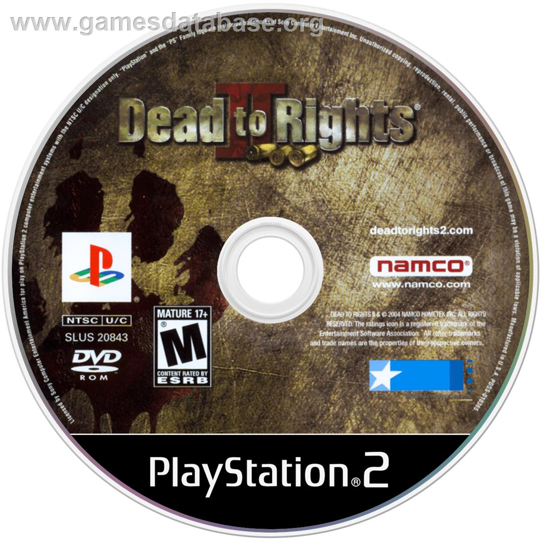 Dead to Rights 2 - Sony Playstation 2 - Artwork - Disc