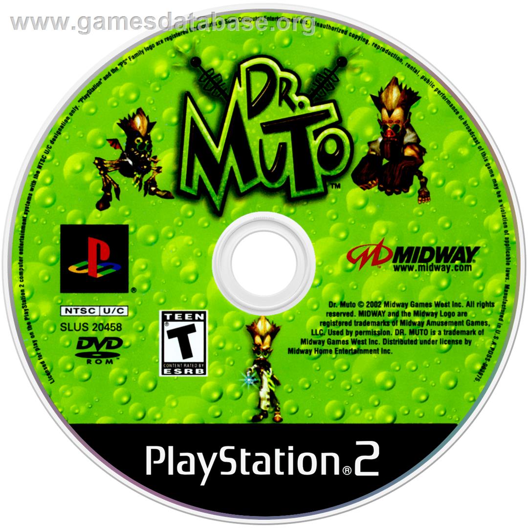 Dr. Muto - Sony Playstation 2 - Artwork - Disc