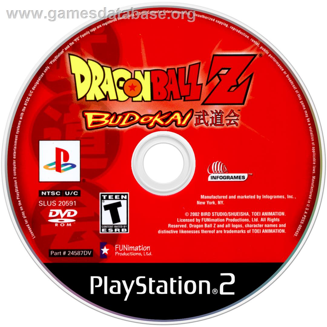 Dragonball Z: Budokai 2 - Sony Playstation 2 - Artwork - Disc
