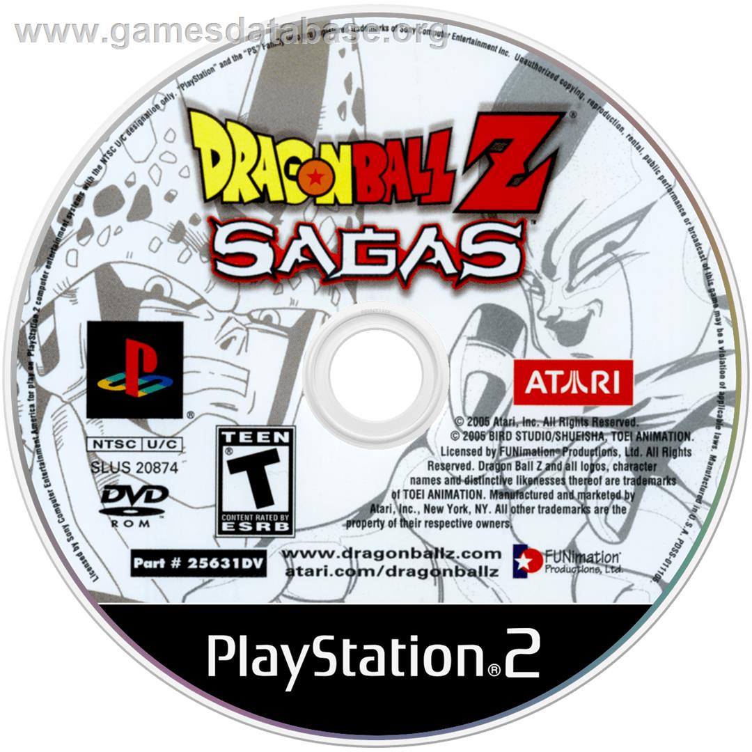 Dragonball Z: Sagas - Sony Playstation 2 - Artwork - Disc