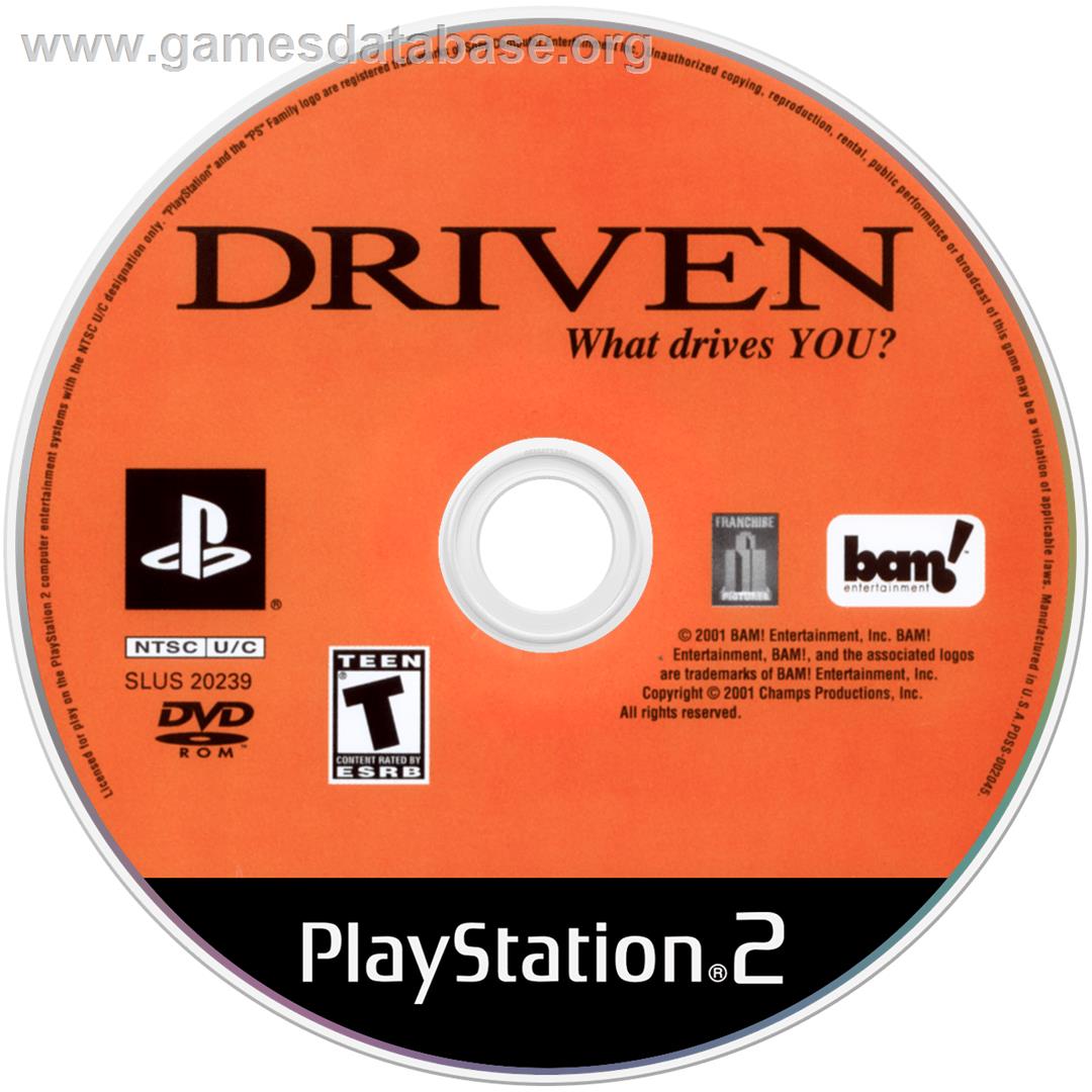 Driven - Sony Playstation 2 - Artwork - Disc