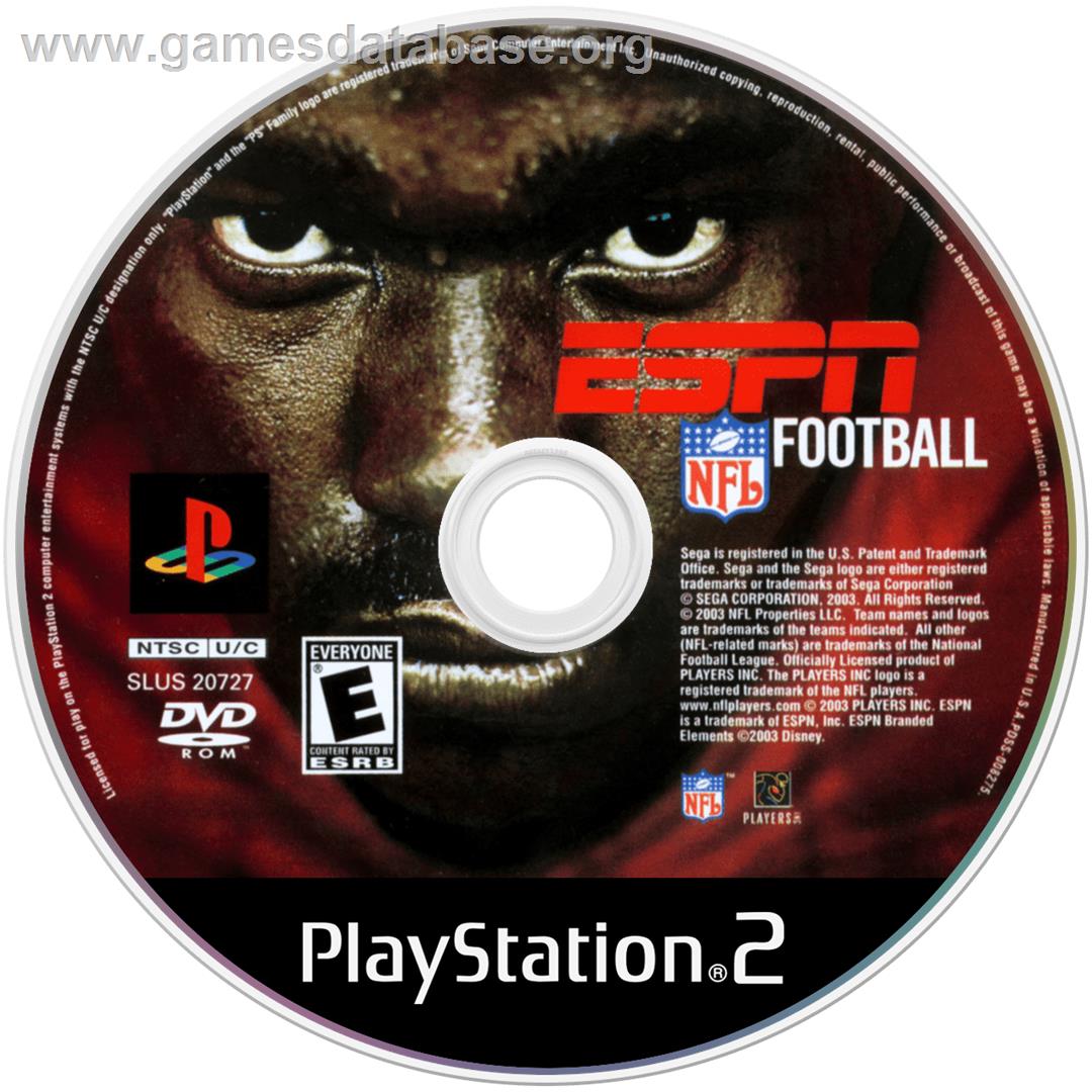 ESPN NFL Football - Sony Playstation 2 - Artwork - Disc