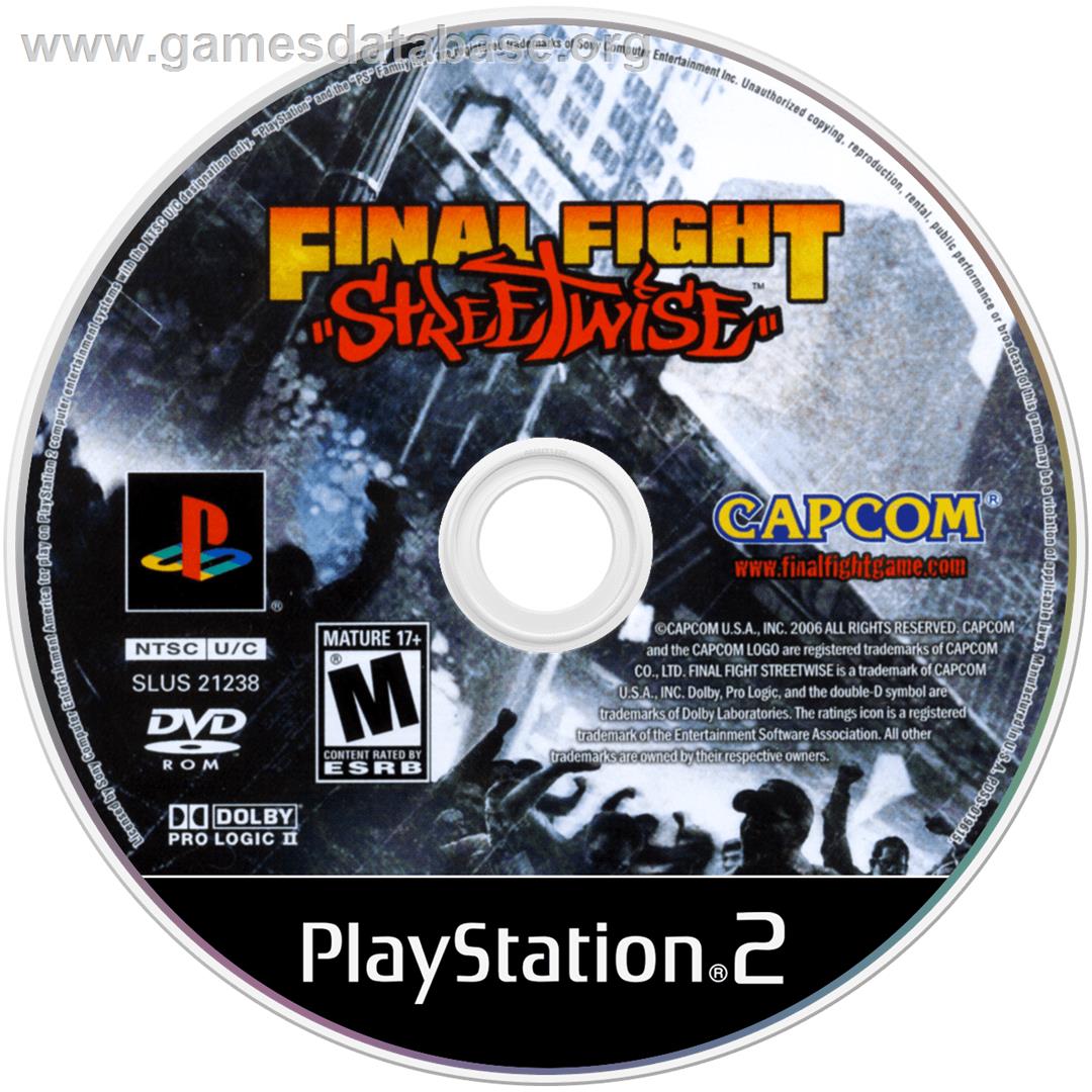 Final Fight: Streetwise - Sony Playstation 2 - Artwork - Disc