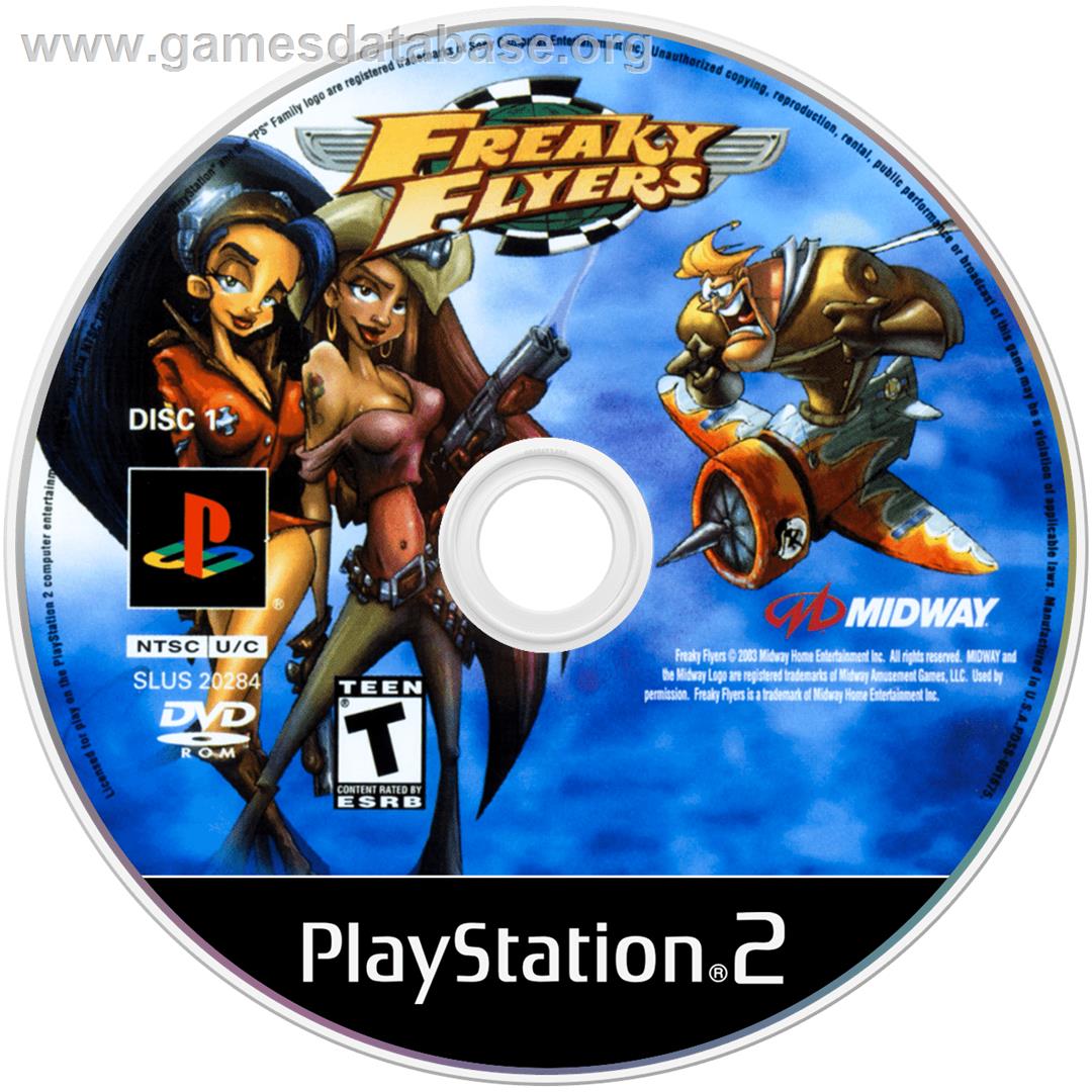 Freaky Flyers - Sony Playstation 2 - Artwork - Disc