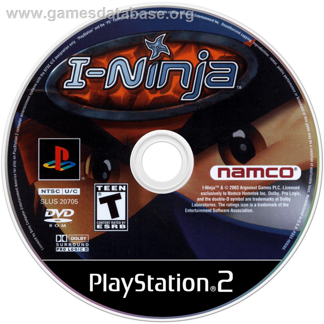 I-Ninja - Sony Playstation 2 - Artwork - Disc