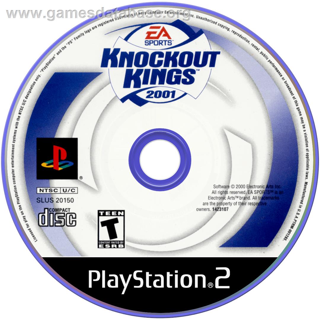 Knockout Kings 2001 - Sony Playstation 2 - Artwork - Disc