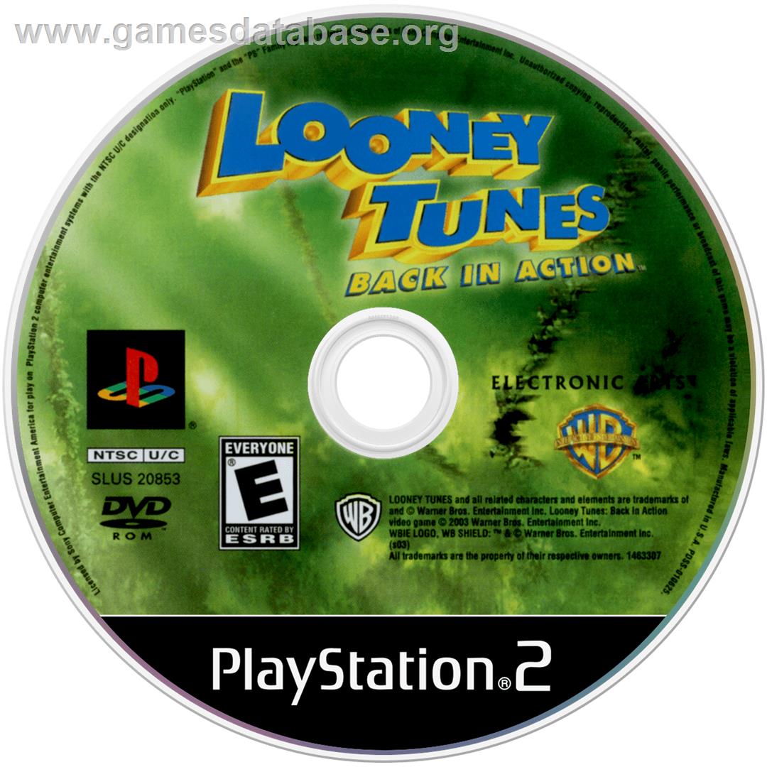 Looney Tunes: Back in Action - Sony Playstation 2 - Artwork - Disc