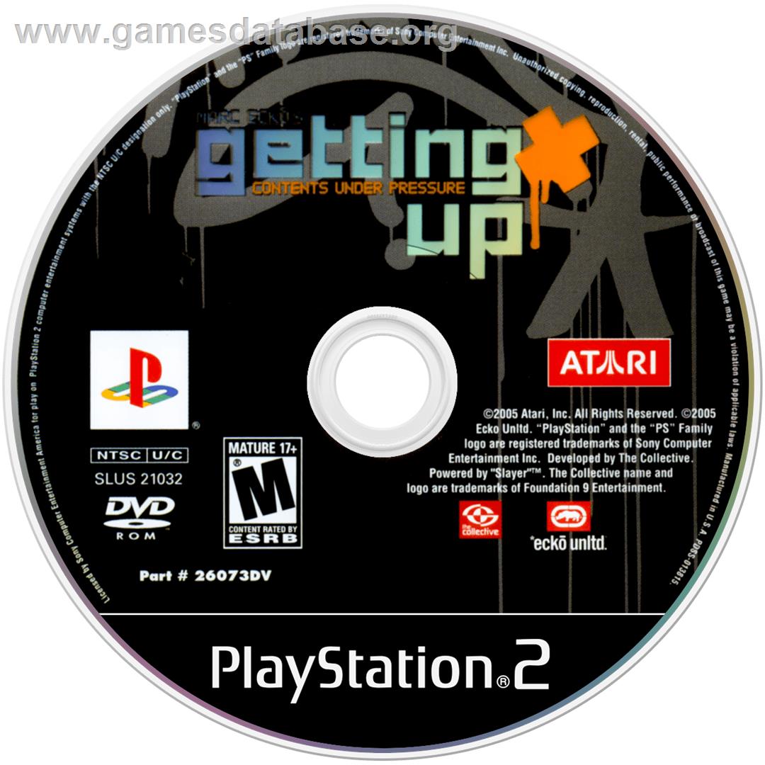 Marc Ecko's Getting Up: Contents Under Pressure (Limited Edition) - Sony Playstation 2 - Artwork - Disc