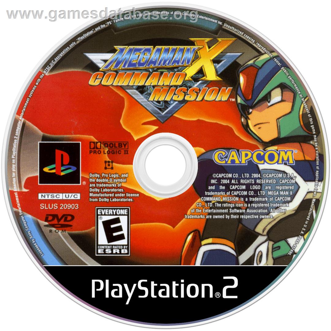 Mega Man X: Command Mission - Sony Playstation 2 - Artwork - Disc