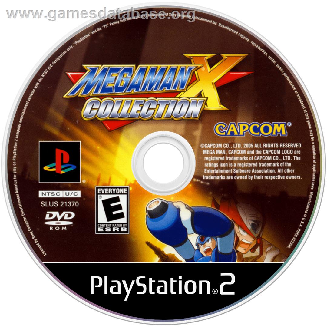 Mega Man X Collection - Sony Playstation 2 - Artwork - Disc