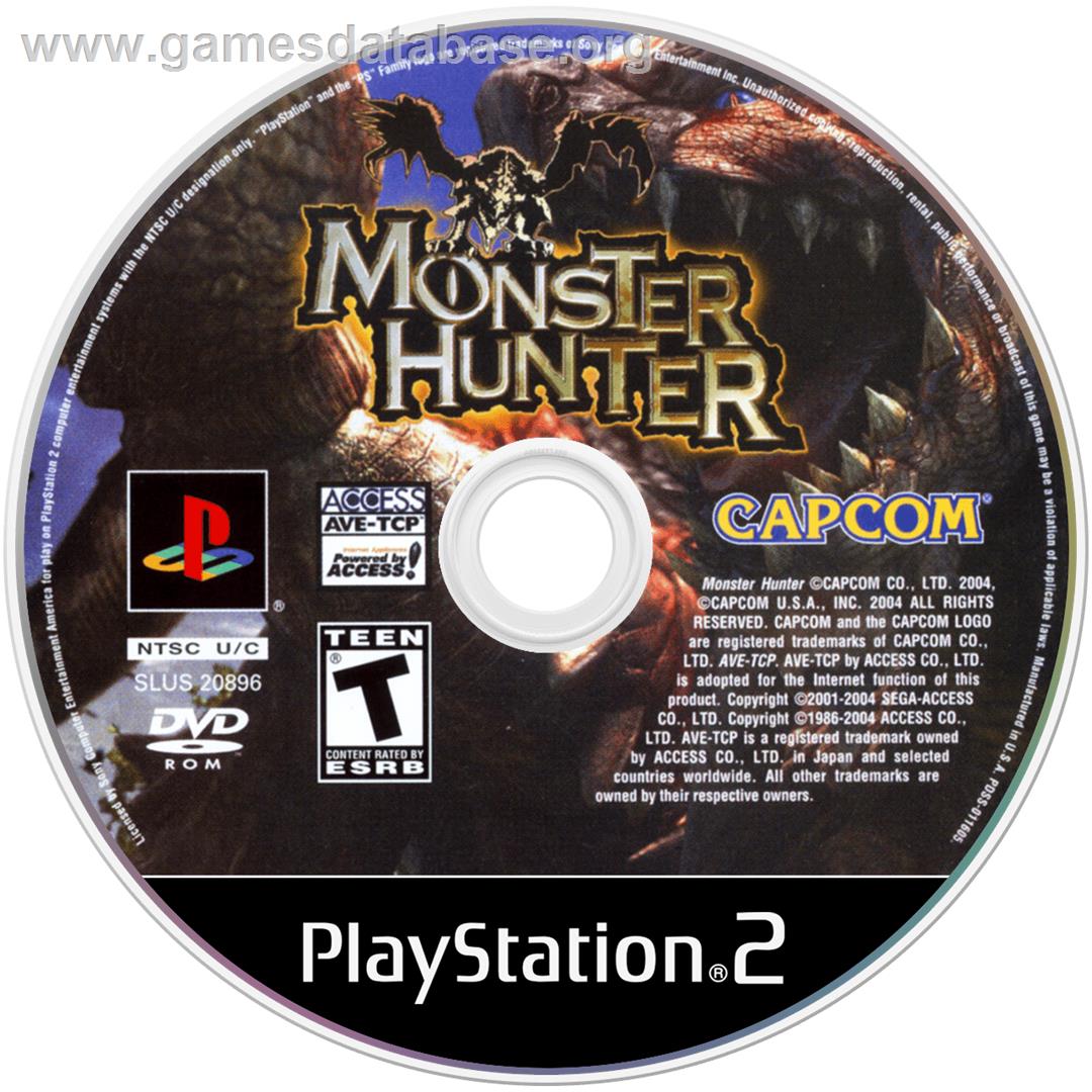 Monster Hunter - Sony Playstation 2 - Artwork - Disc