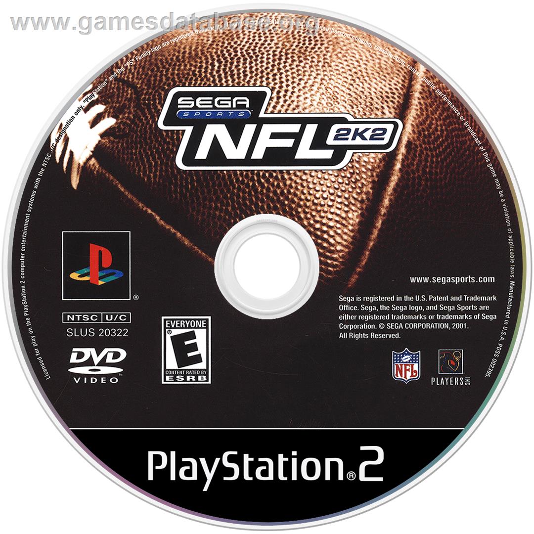 NFL 2K2 - Sony Playstation 2 - Artwork - Disc