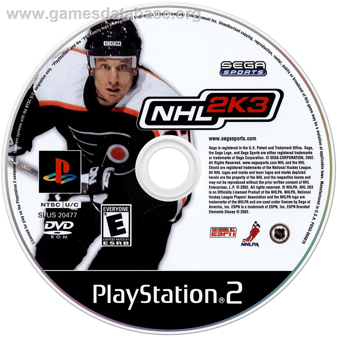 NHL 2K6 - Sony Playstation 2 - Artwork - Disc