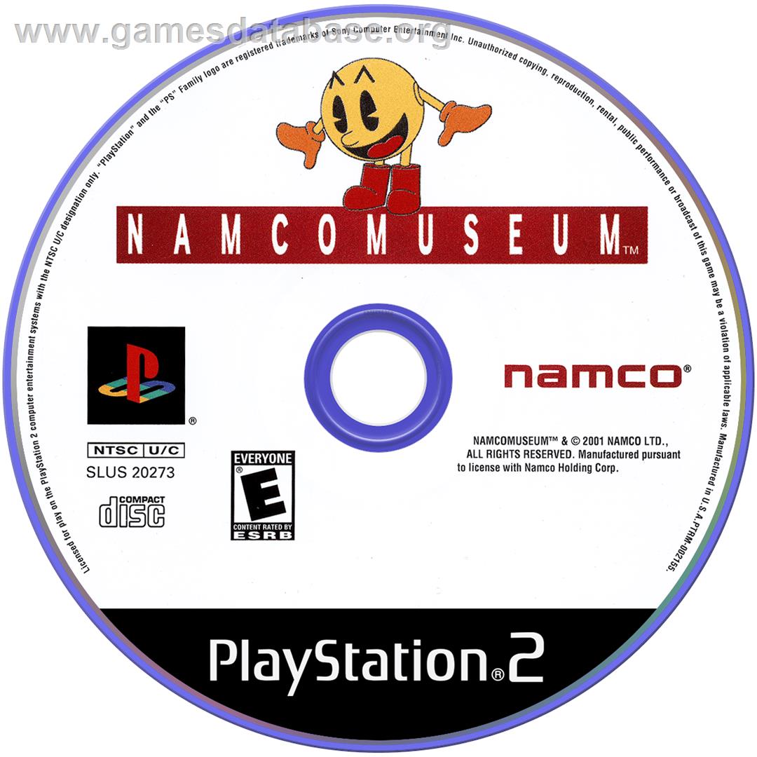 Namco Museum - Sony Playstation 2 - Artwork - Disc